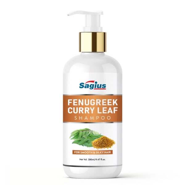 Fenugreek Curryleaf Shampoo I 280ml I Ayurvedic Shampoo for Smooth & Silky Hair