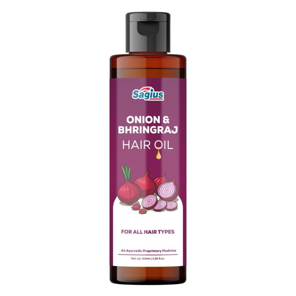 Onion & Bhringraj Hair Oil 100ml I Natural Hair Strength & Growth Formula